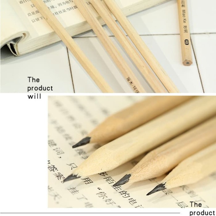 

Pensil Unik / Pencil HB Edisi Kayu Polos Box 30 Pcs