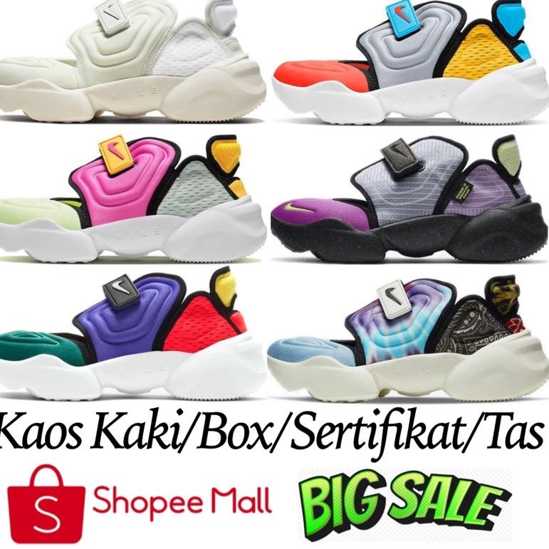 HARGA TERMURAH SEPATU NIKE AQUA RIFT TIE DYE/MULTICOLOR/BLACK WHITE/WHITE FOR WOMEN PREMIUM ORIGINAL