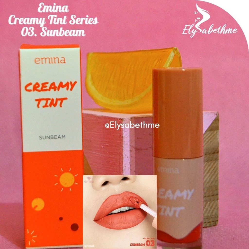 ✿ELYSABETHME✿ ˜”*°• emina •°*”˜. Emina creamy tint baru  liptint ombre lips glossy