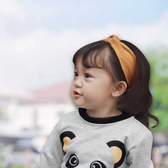 Huggy Boo Headband Bandana Anak Perempuan