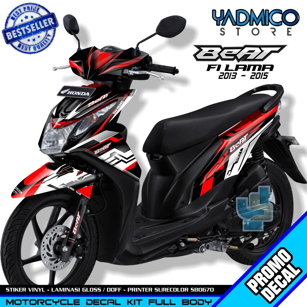 Decal Beat Fi 2013 Full Body - Stiker Motor Beat Fi 2014 Full Body - Decal Hologram Beat Fi 2015 Ful