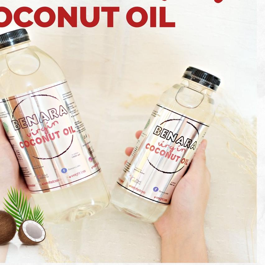 

➨ 1000 ml - 500 ml Minyak Kelapa Murni - Benara ❀