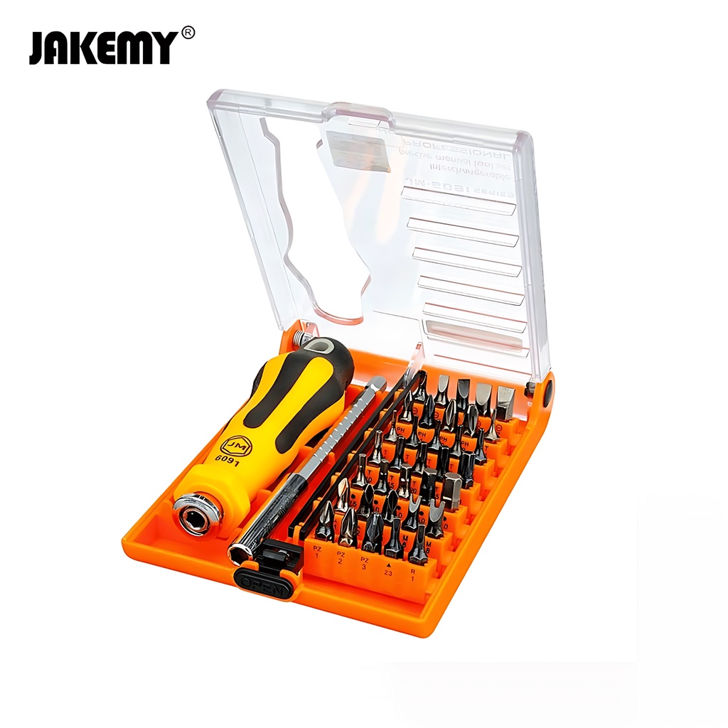 Jakemy 37in1 Obeng Set Lengkap Torx Tri-Angle Hex Plus Tool Set JM-6091