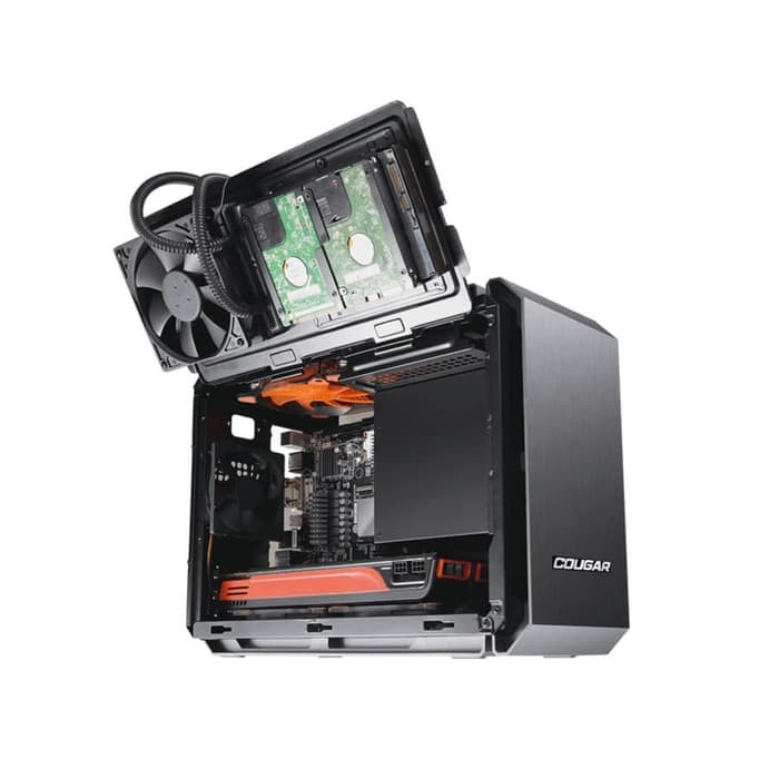 Casing Cougar QBX Ultra iTX - Casing Gaming mini iTX QBX Ultra - 1FAN