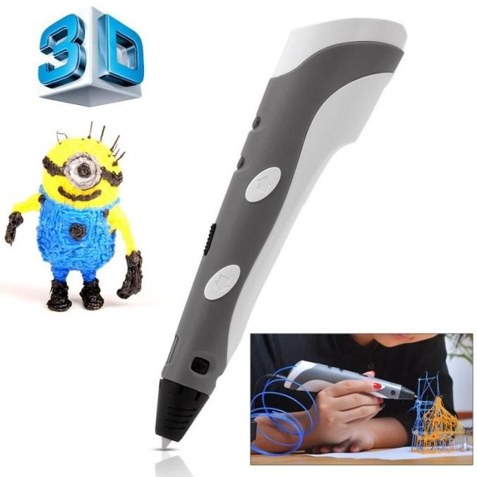 

Terlaris Vbestlife 3D Stereoscopic Printing Pen For 3D Drawing - Putih Hitam