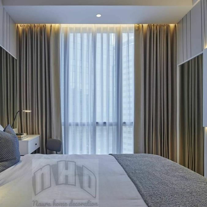 GORDEN JENDELA TIRAI JENDELA GORDEN BAHAN BLACKOUT ASLI 100% EL09I09A82L