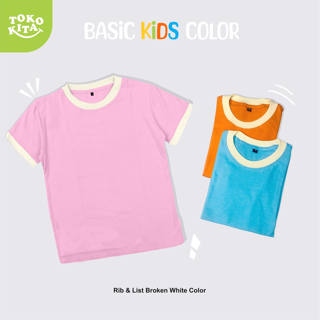 KAOS ANAK unisex MURAH  usia 1-8 Tahun / Baju Kaos anak Laki-laki Perempuan Premium