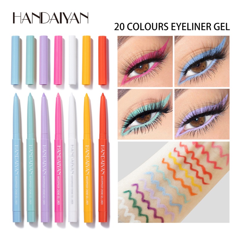 PENSIL EYELINER HANDAIYAN MATTE TAHAN AIR 20 WARNA PILIHAN