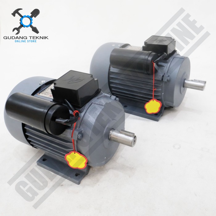 Dinamo Motor Penggerak 1.5Hp 1Ph 2P 2850Rpm 4P 1450Rpm WIPRO / Dinamo Elektro Motor 1.5 Hp 1 Phase 2 Pole 2850 Rpm 4 Pole 1450 Rpm WIPRO