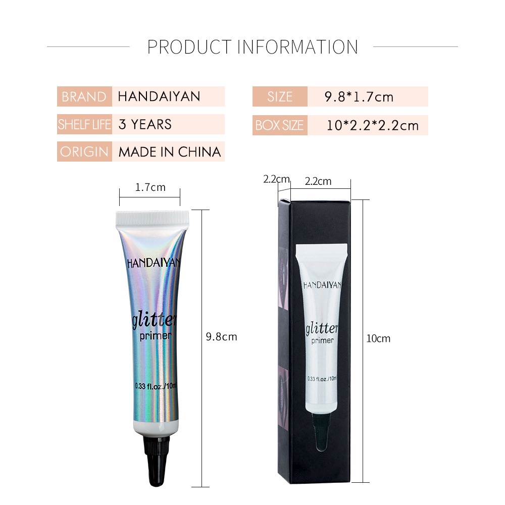 HANDAIYAN GLITTER BASE PRIMER TAHAN LAMA EYESHADOW PRIMER GLITTER