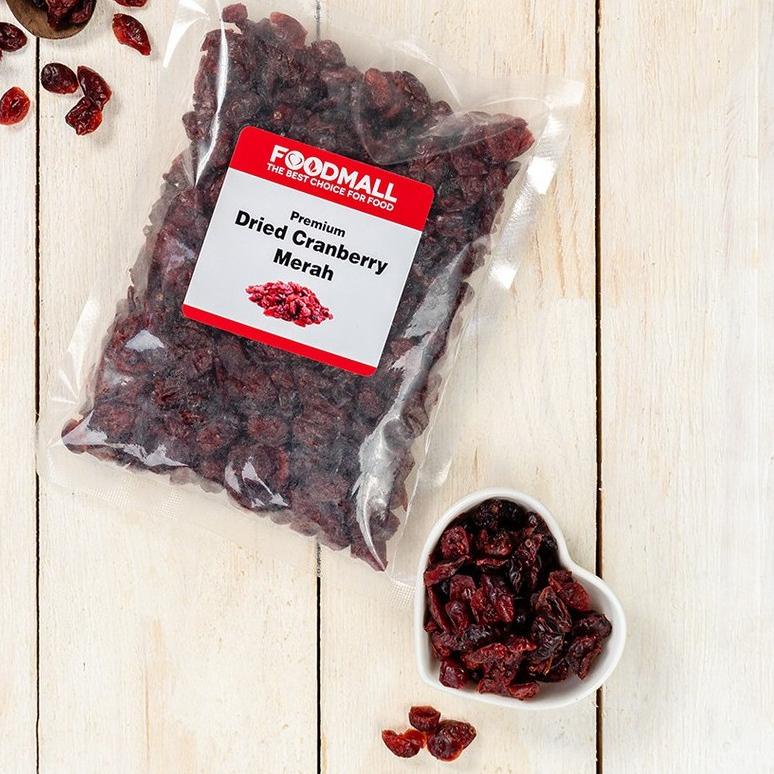 

❂ Dried Cranberry / Buah Cranberry Kering / Cemilan Kranberi 250 Gr ➾