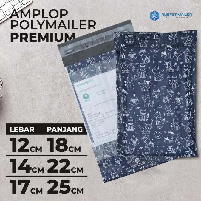 

Polymailer Packing Motif Dog / Amplop Polymailer Motif Lucu Murah ram06