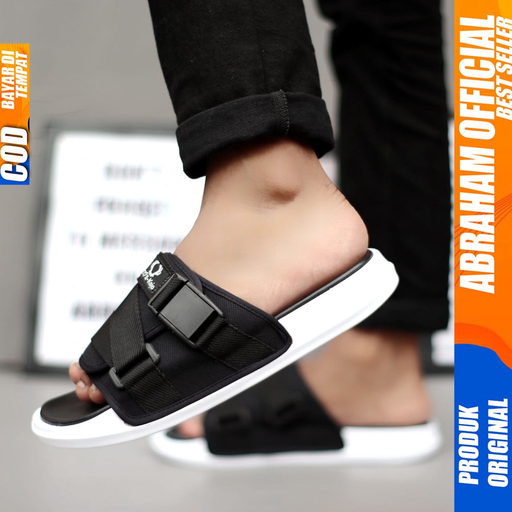 ABRHM X PANDEM sandal pria slide Slop original casual Murah Kekininan