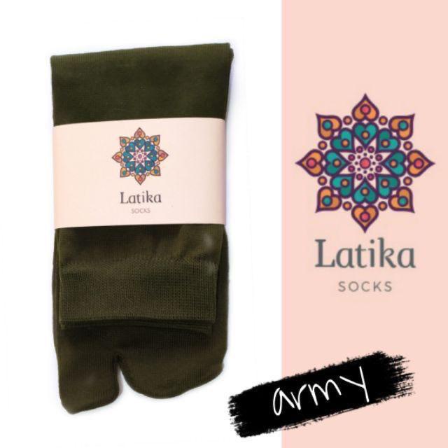 [COD] LATIKA SOCKS KAOS KAKI WARNA POLOS JEMPOL LEBIH TEBAL LEBIH LEMBUT FASHION MUSLIM DEWASA ANAK