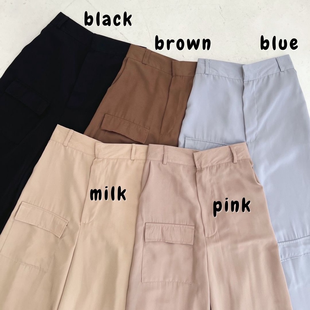 Lenka Pants / Kulot Knit / Wide Pants / Celana Kulot Knit Pants / Baggy Pants / Celana Knit / Kulot Knit Premium / Double Twist Knit