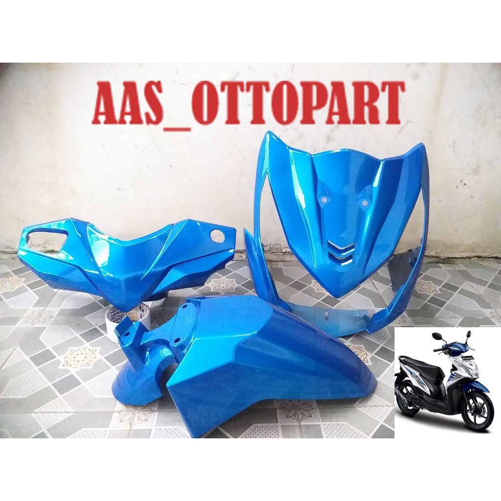 Paket Body Depan Beat FI 2013-2016 Warna Biru Termurah