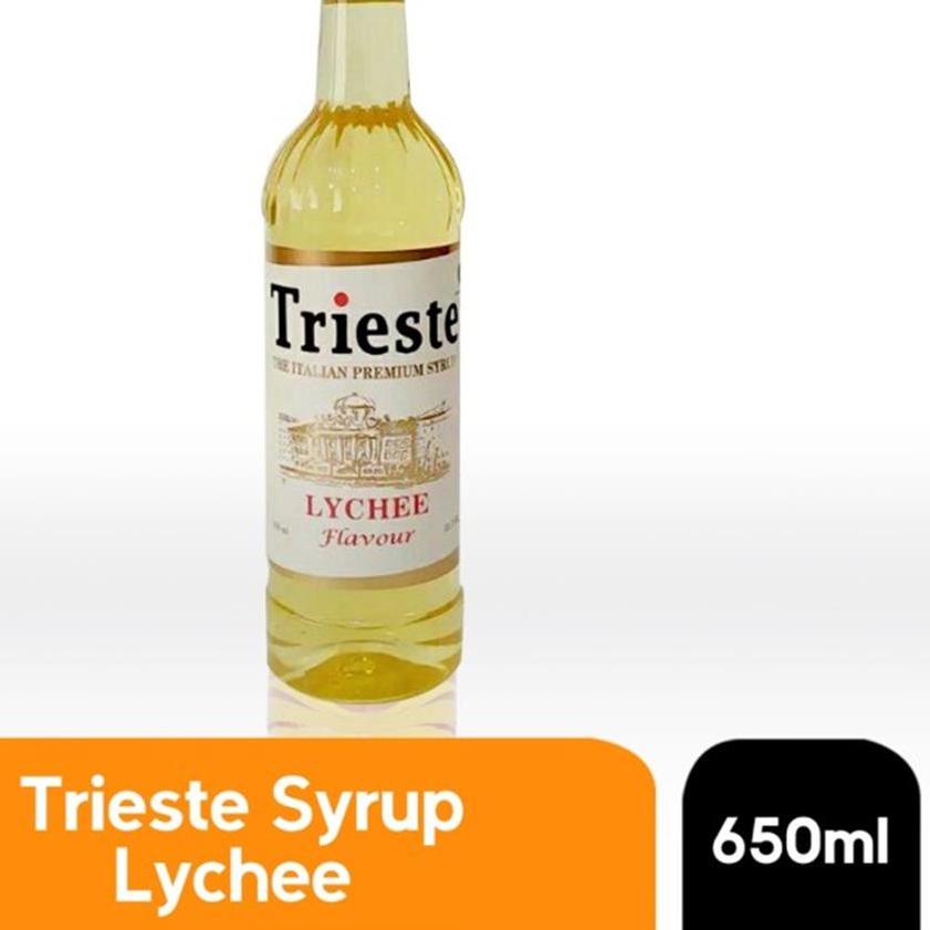 

☻ Syrup Trieste Lychee Flavour 650ml Sirup Leci ♫