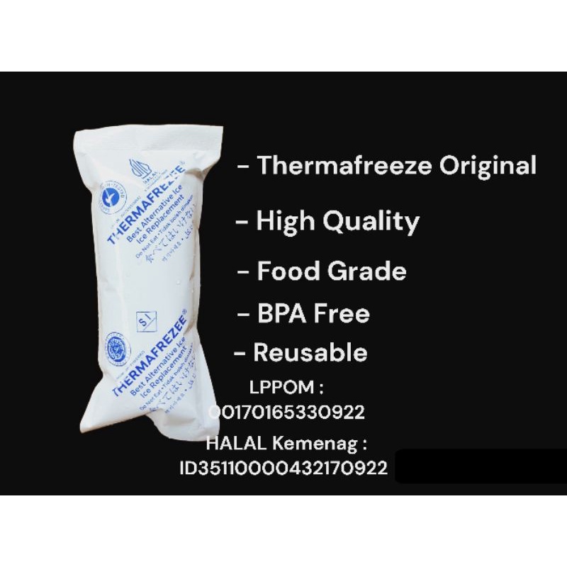 ice gel TERBAIK tahun 2022 dan BEST BRAND MERK THERMAFREEZE ice pack dapat 12 pcs JUMBO dry ice Diskon Hemat 30%