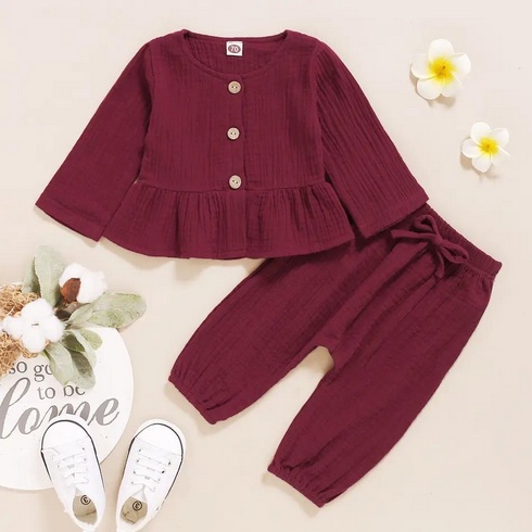 Jeco fashion Set Anak Perempuan KROWA