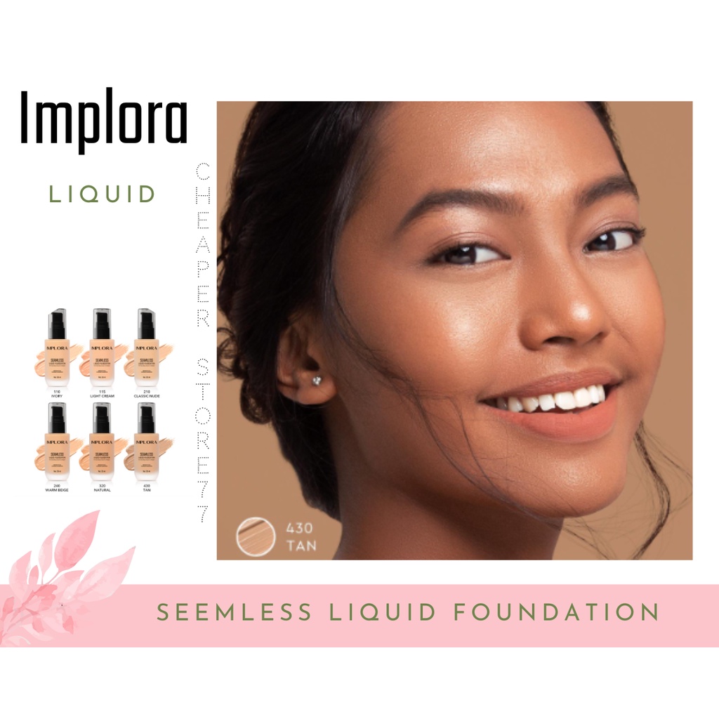 IMPLORA - SEEMLESS LIQUID FOUNDATION 33 ML