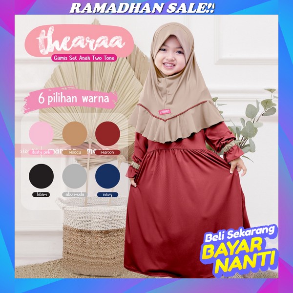 Gamis Anak Model Terbaru 2023 8-12 Tahun Lydia Dress Kids Bahan Toyobo Gamis Anak Perempuan Kekinian