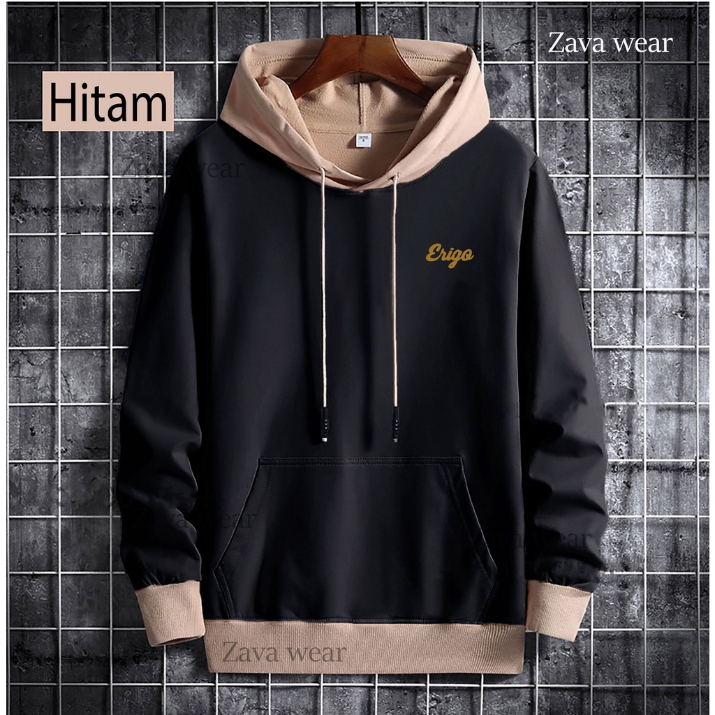 Sweater pria distro keren Zava Wear Hoodie pria distro simple warna Jaket pria terbaru 2022 keren Suiter cowok Best Seller