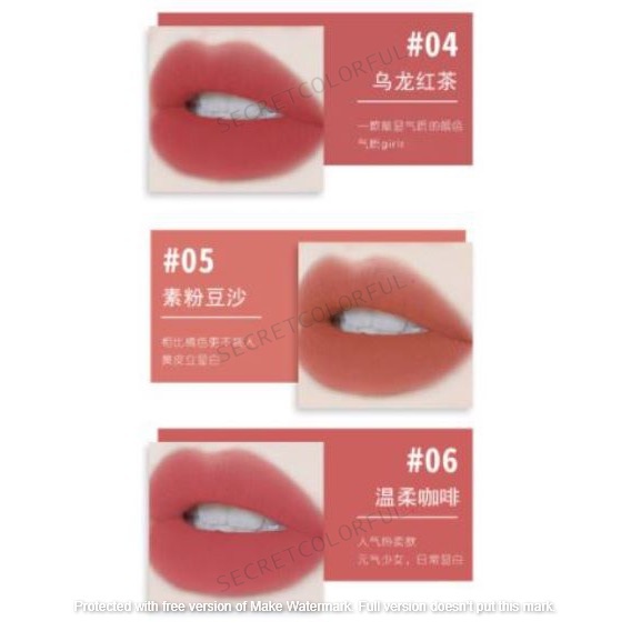 LAMEILA New Matte Lipstick 6 Color