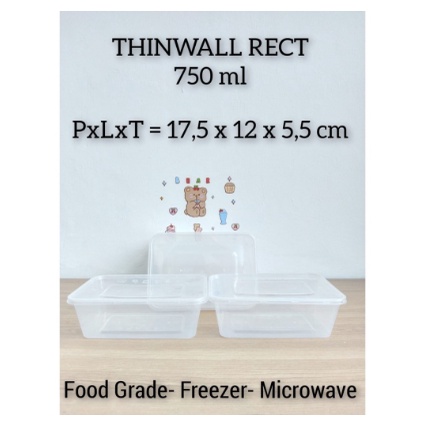 Box Makanan Thinwall Food Container