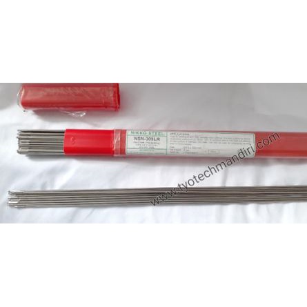 Kawat Las Argon Filler Rod Stainless NSN-309LR NIKKO Dia 3.2mm / 1 Kg