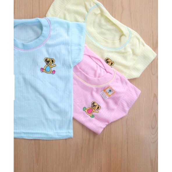 Kaos Oblong Bayi Laki-laki/Perempuan Warna CANG HUNG isi 6 pcs