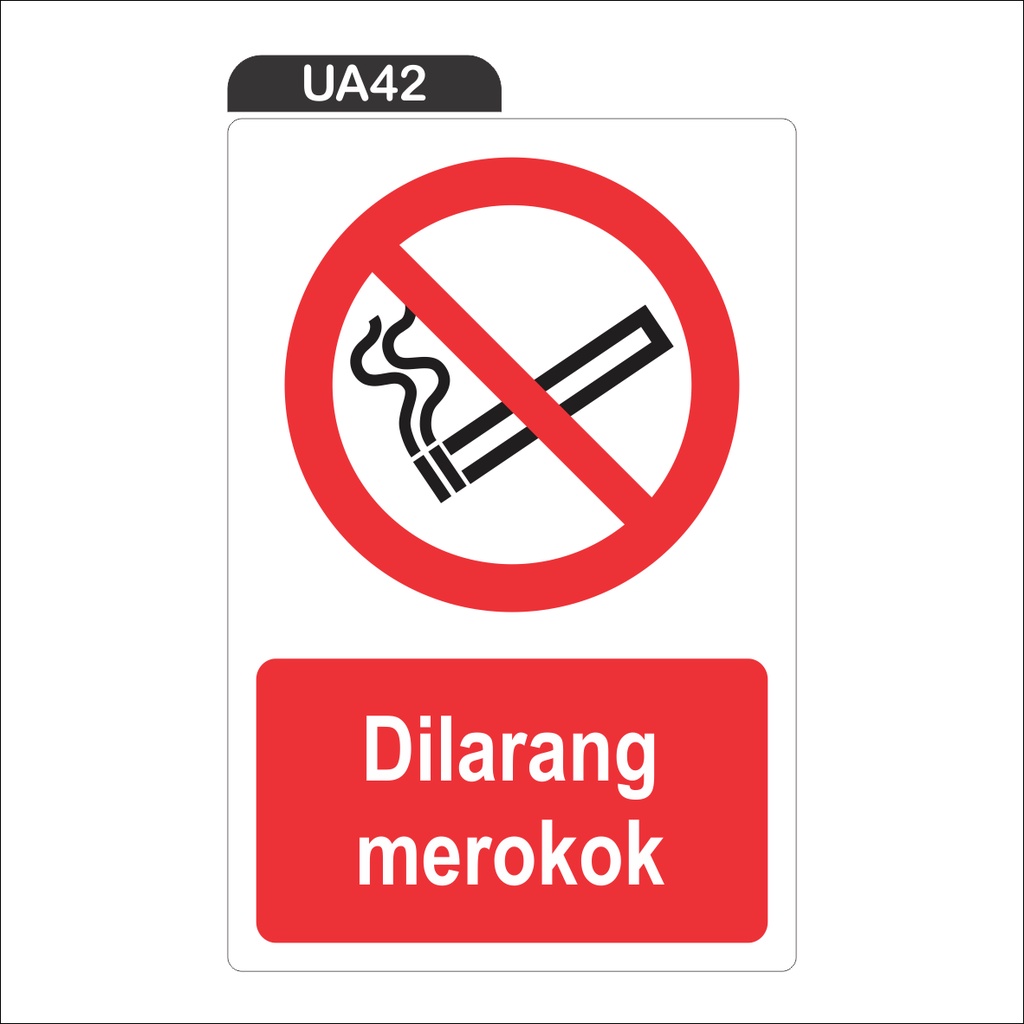 

RAMBU DILARANG MEROKOK (STICKER ONLY)
