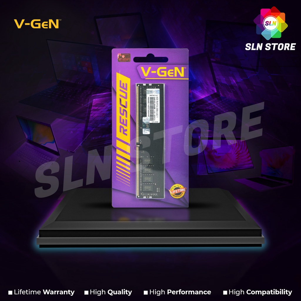 RAM DDR4 4GB V-GeN Rescue PC 21300 / 2666Mhz LongDimm | 4GB |