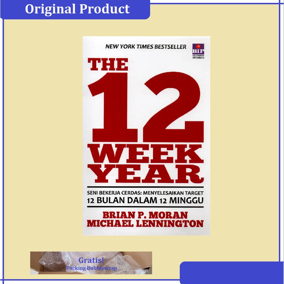 Buku murah original The 12 Week Year