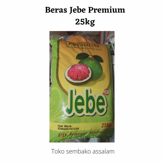 

Beras jeruk jb 25kg / beras jb 25kh