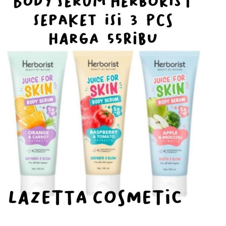 ⅎ Herborist Body Serum Satu Paket 55ribu | Body Serum Herborist | Paket Body Serum Herborist ➷