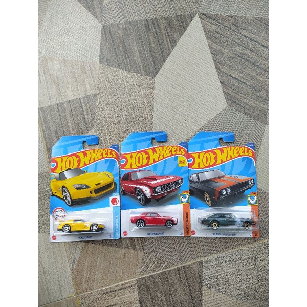 Hot Wheels PAKET Honda S2000,69 COPO CAMARO,69 Dodge charger