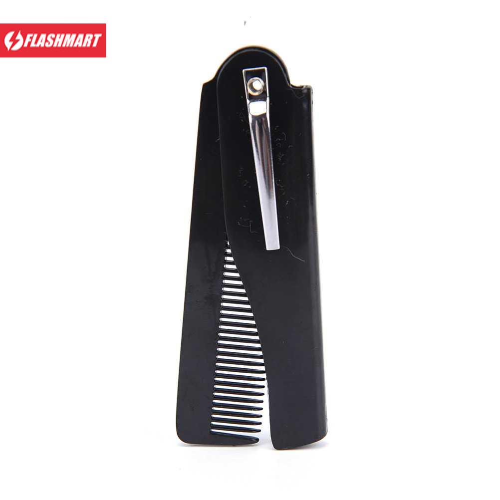 Flashmart Sisir Rambut Lipat Foldable Pocket Hair Comb - HC002