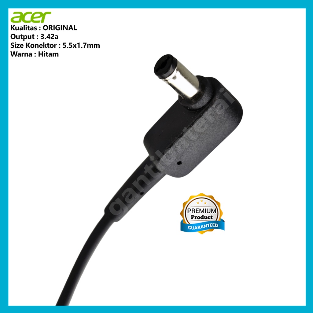 Charger Adaptor Cas Ori Acer Swift 3 SF314-54 SF314-52 19V~3.42A 65W