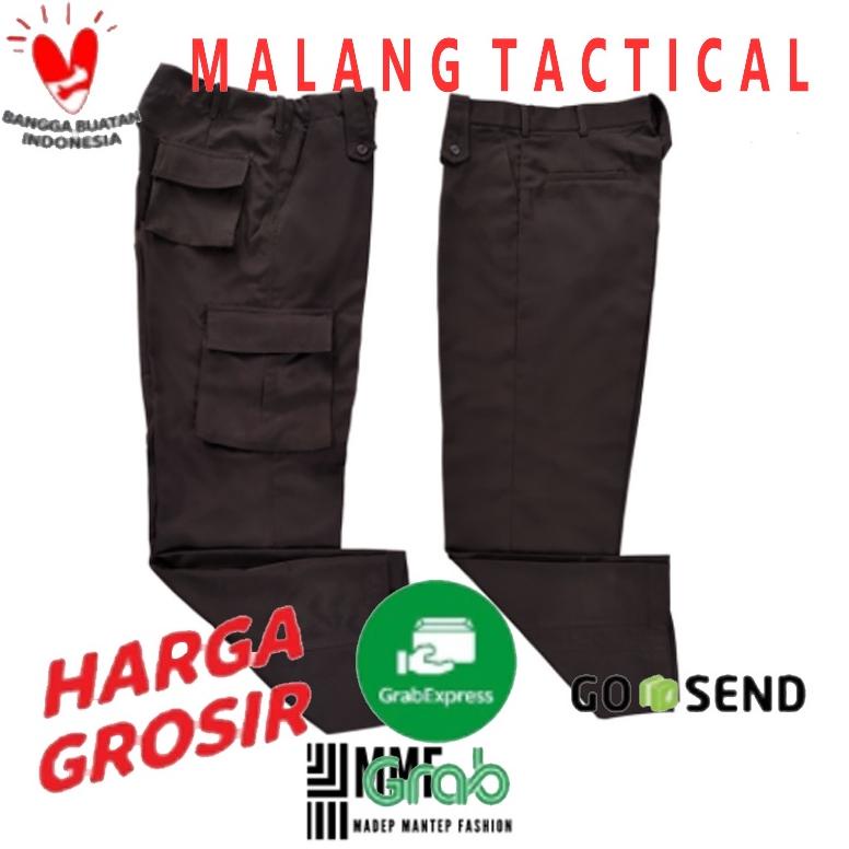 [LWL.15Fe23ᴹ] CELANA COKLAT POLRI BRIMOB SECURITY SATPAM PDH SUS PDL POLRI. COKLAT TUA SATPAM