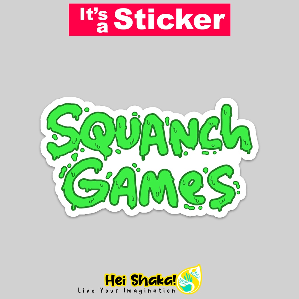

Stiker Squanch Games Sticker Gamer Tempelan Gaming Bahan Vinyl Anti Air