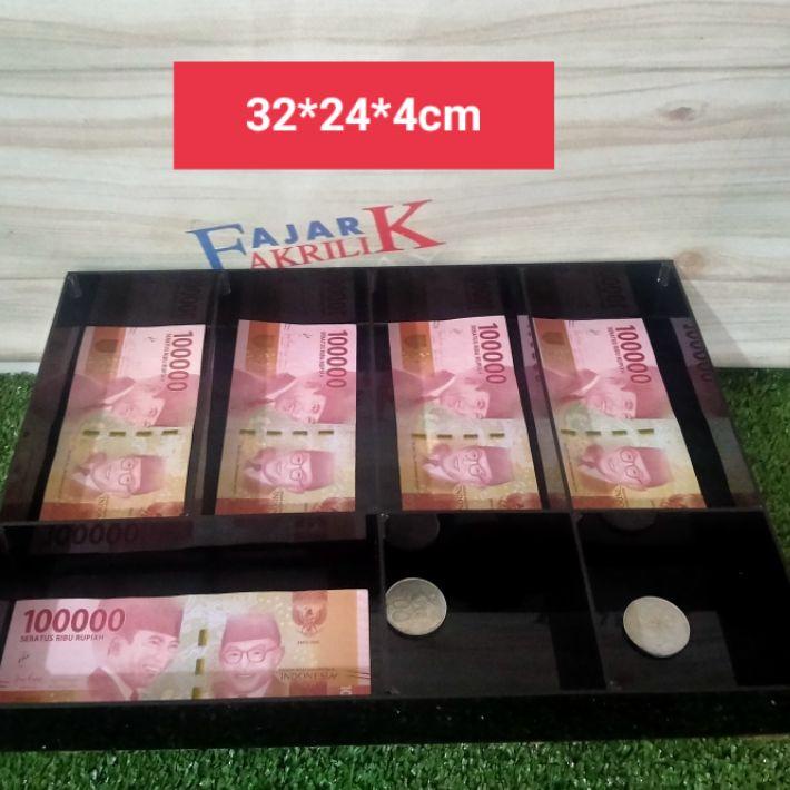 ✷ Kotak uang/kotak meja kasir/mini chas box 32*24*4cm ➴