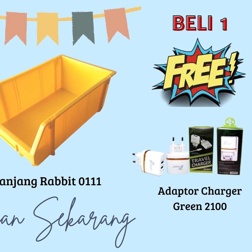 ☑ Kotak Aksesoris / Jolly Box / Spare Part Case 0111 Jolly Box Rabbit uk. besar ✹