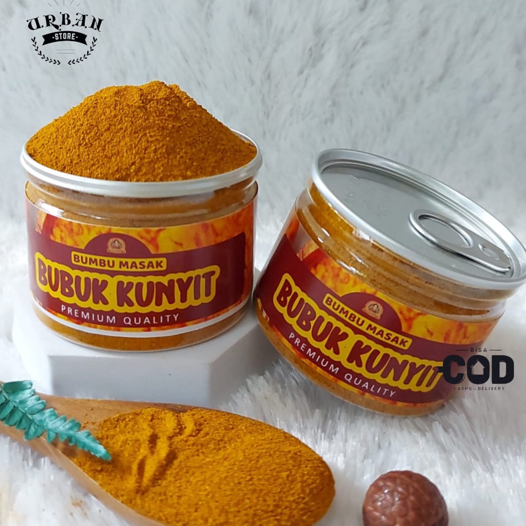 

Can - Rempah Bubuk Kunyit Bumbu Kunir Bubuk Turmeric Powder Kualitas Premium