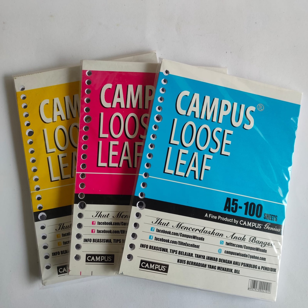 

SYS Loose Leaf merk Campus ukuran A5