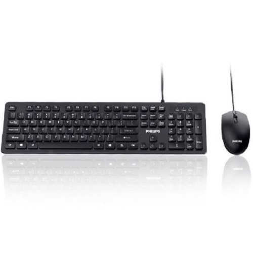 PHILIPS SPT6264 Combo Keyboard dan Mouse Kabel USB 2400 DPI