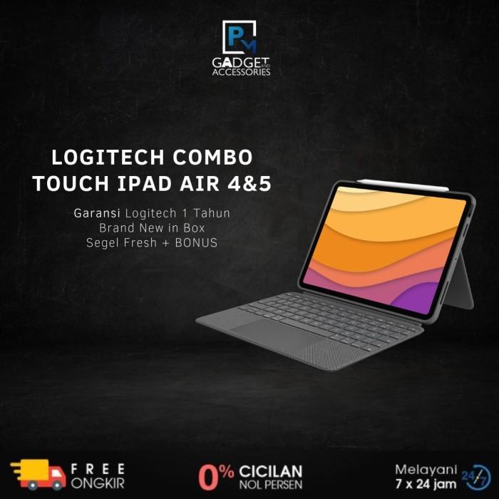 Terlaris Logitech Combo Touch Keyboard Ipad Air 4 & 5