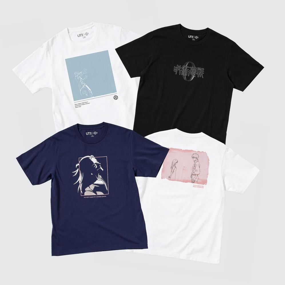 UNIQLO X JUJUTSU KAISEN : 0 | UT GRAPHIC T-SHIRT | JUJUTSU KAISEN 0 | KAOS ANIME | STREETWEAR –POL.1