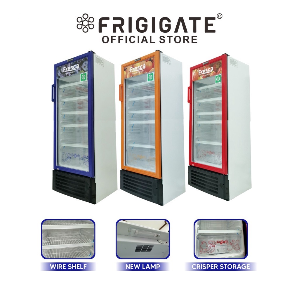 SHOWCASE FRIGIGATE FRESCA 225 CS 5 RAK DISPLAY COOLER LOW BY FUJISEI