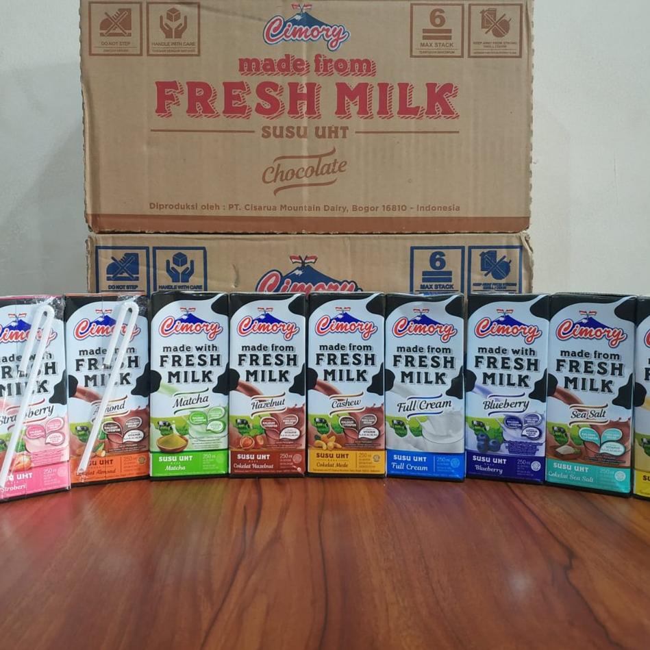 

☑ CIMORY Susu UHT m/w Fresh Milk 250ml (1 karton) ✤