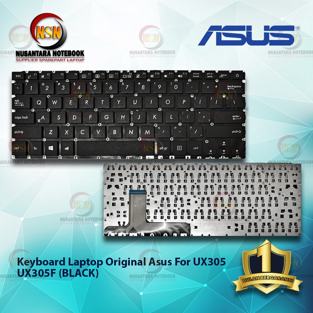 Keyboard Original Laptop Asus For ASUS UX305 UX305F (BLACK)